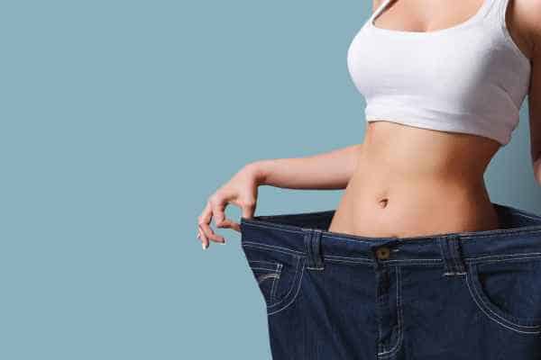 woman after fat reduction treatment Shoreham-by-Sea