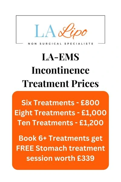 LA-EMS Incontinence Treatment Prices Shoreham-by-Sea