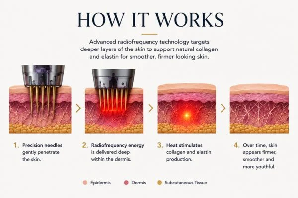 Diagram of how Collagen Lift Therapy Shoreham-by-Sea works